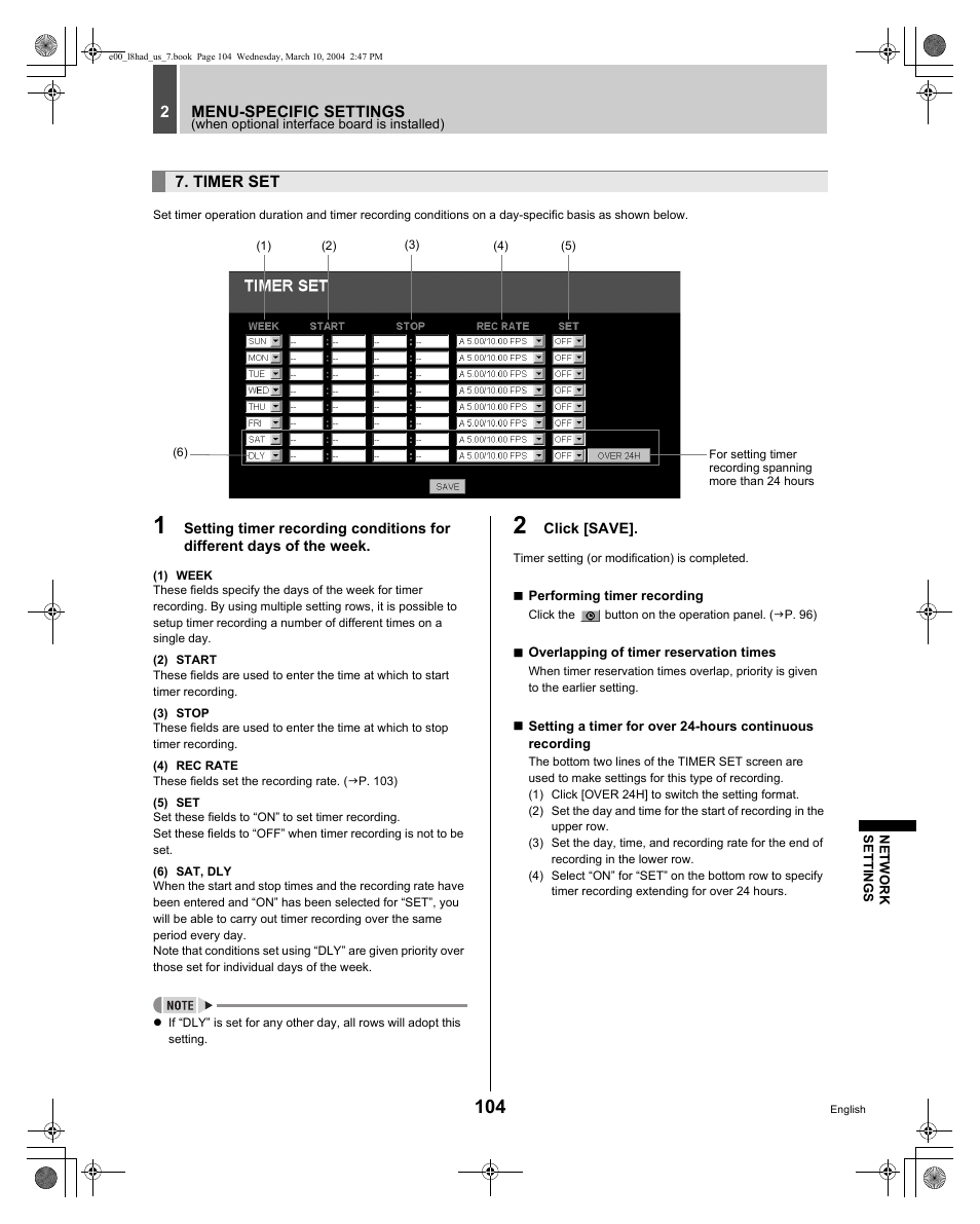 Sanyo DSR - 300 User Manual | Page 105 / 136