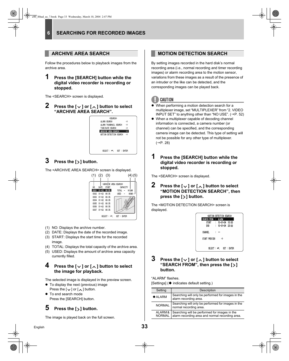 Sanyo DSR - 300 User Manual | Page 34 / 136