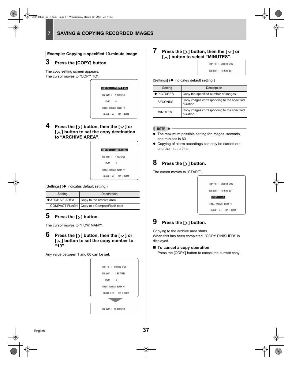 Sanyo DSR - 300 User Manual | Page 38 / 136