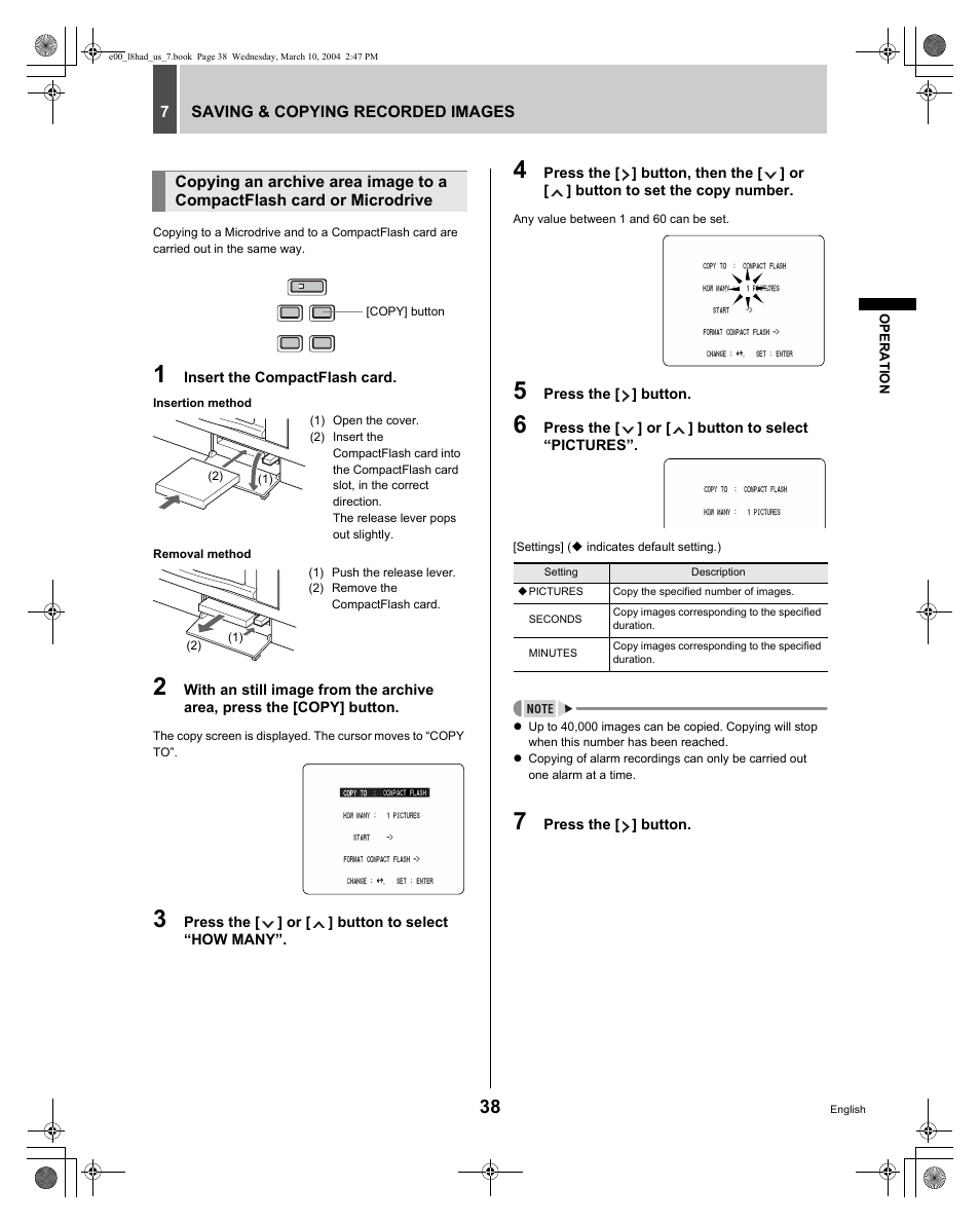 Sanyo DSR - 300 User Manual | Page 39 / 136