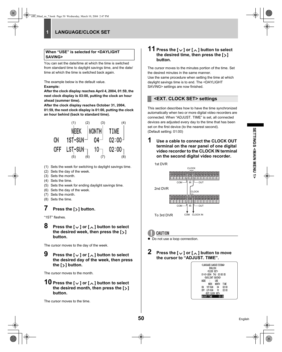Sanyo DSR - 300 User Manual | Page 51 / 136