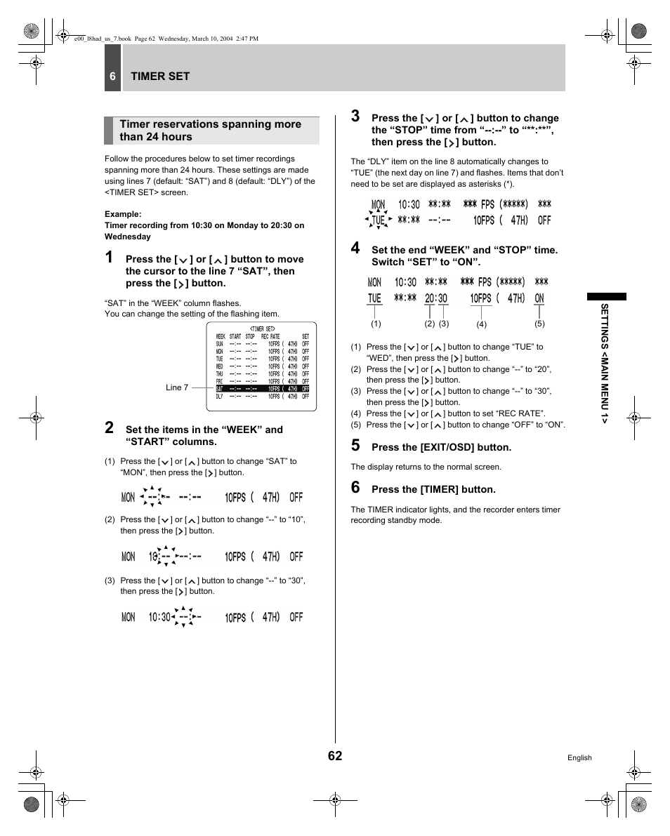 Sanyo DSR - 300 User Manual | Page 63 / 136