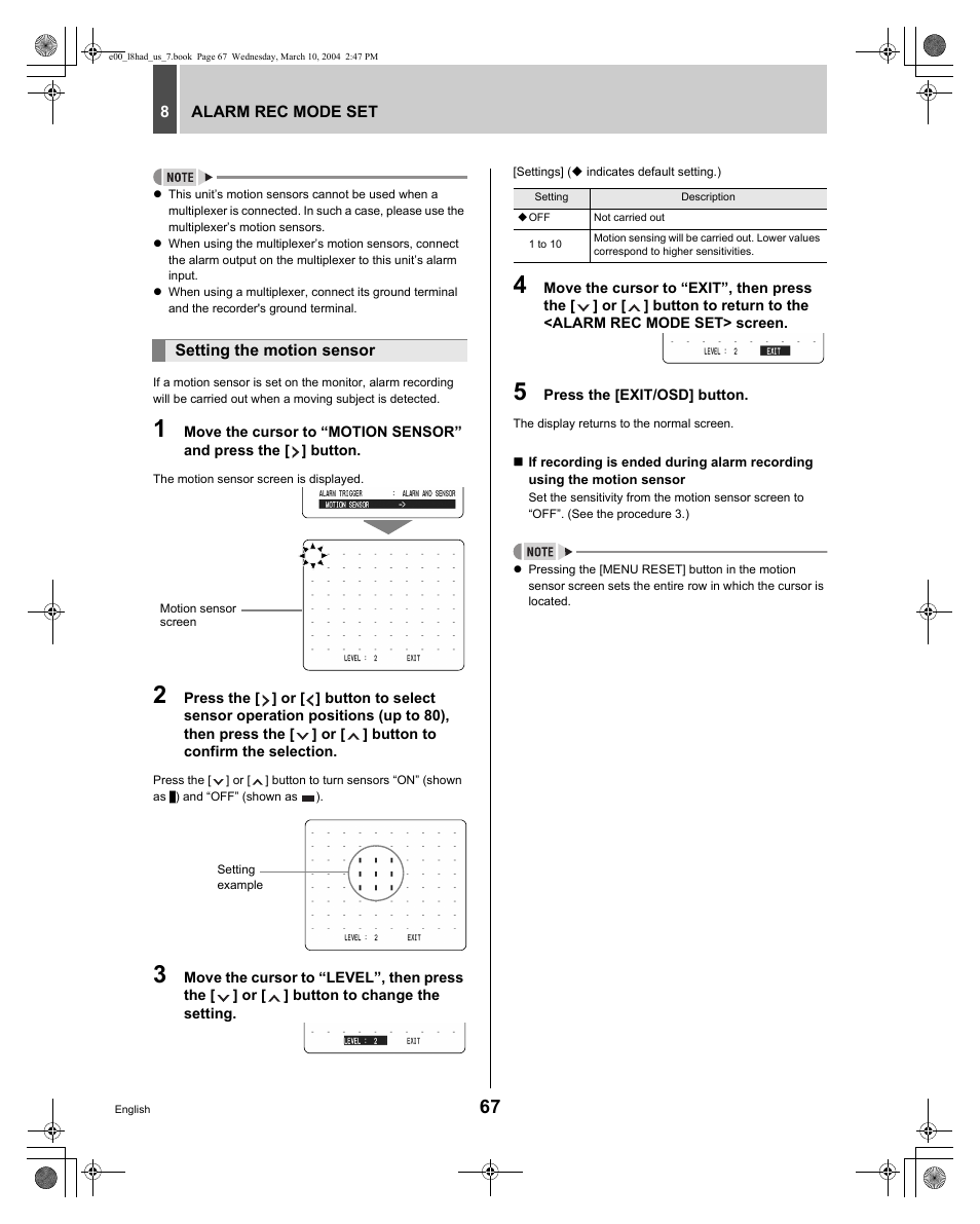 Sanyo DSR - 300 User Manual | Page 68 / 136