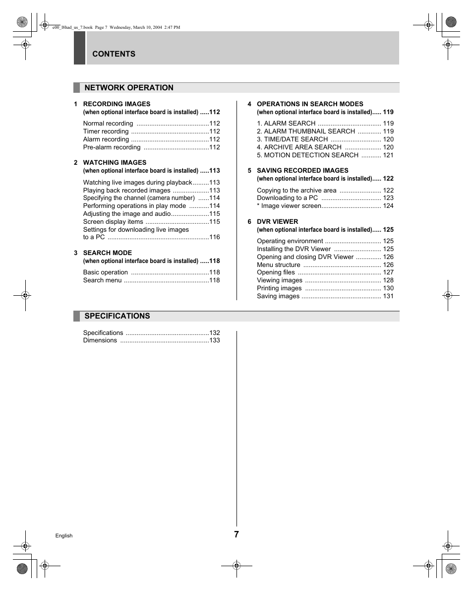 Sanyo DSR - 300 User Manual | Page 8 / 136