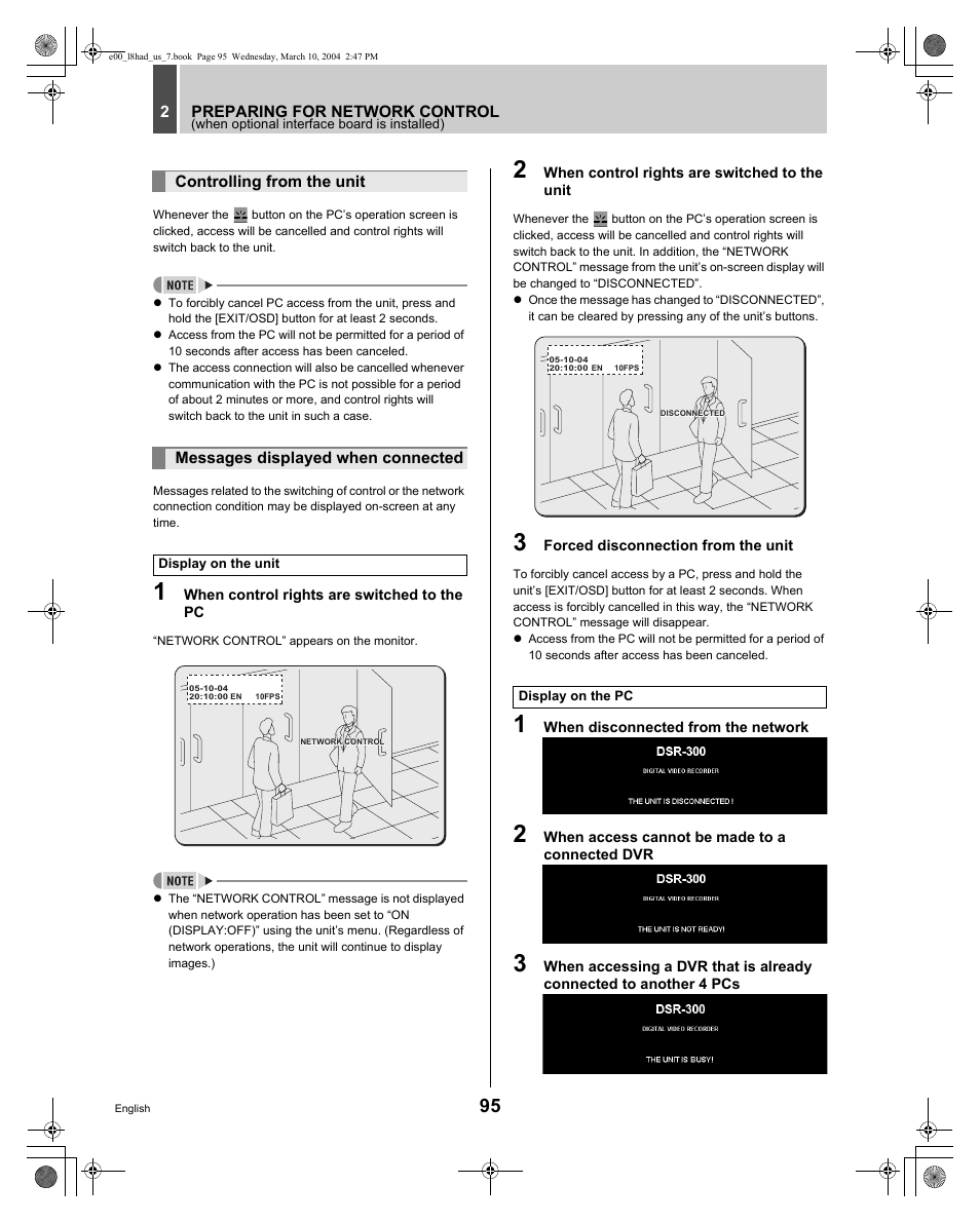 Sanyo DSR - 300 User Manual | Page 96 / 136