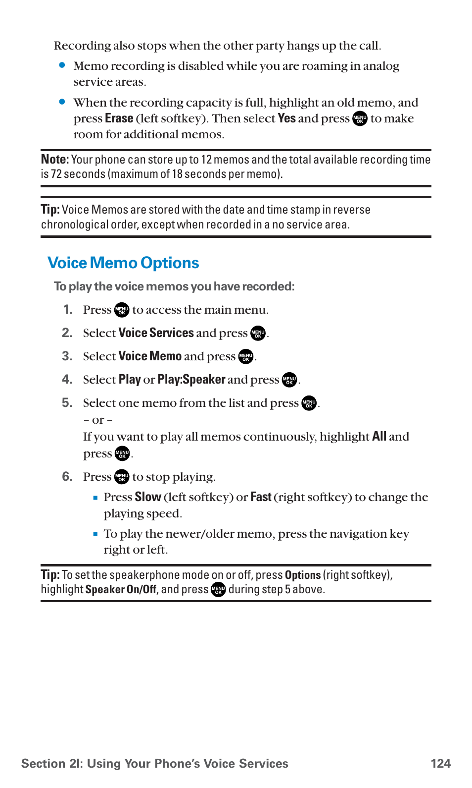 Voice memo options | Sanyo PCS Vision PM-8200 User Manual | Page 136 / 257