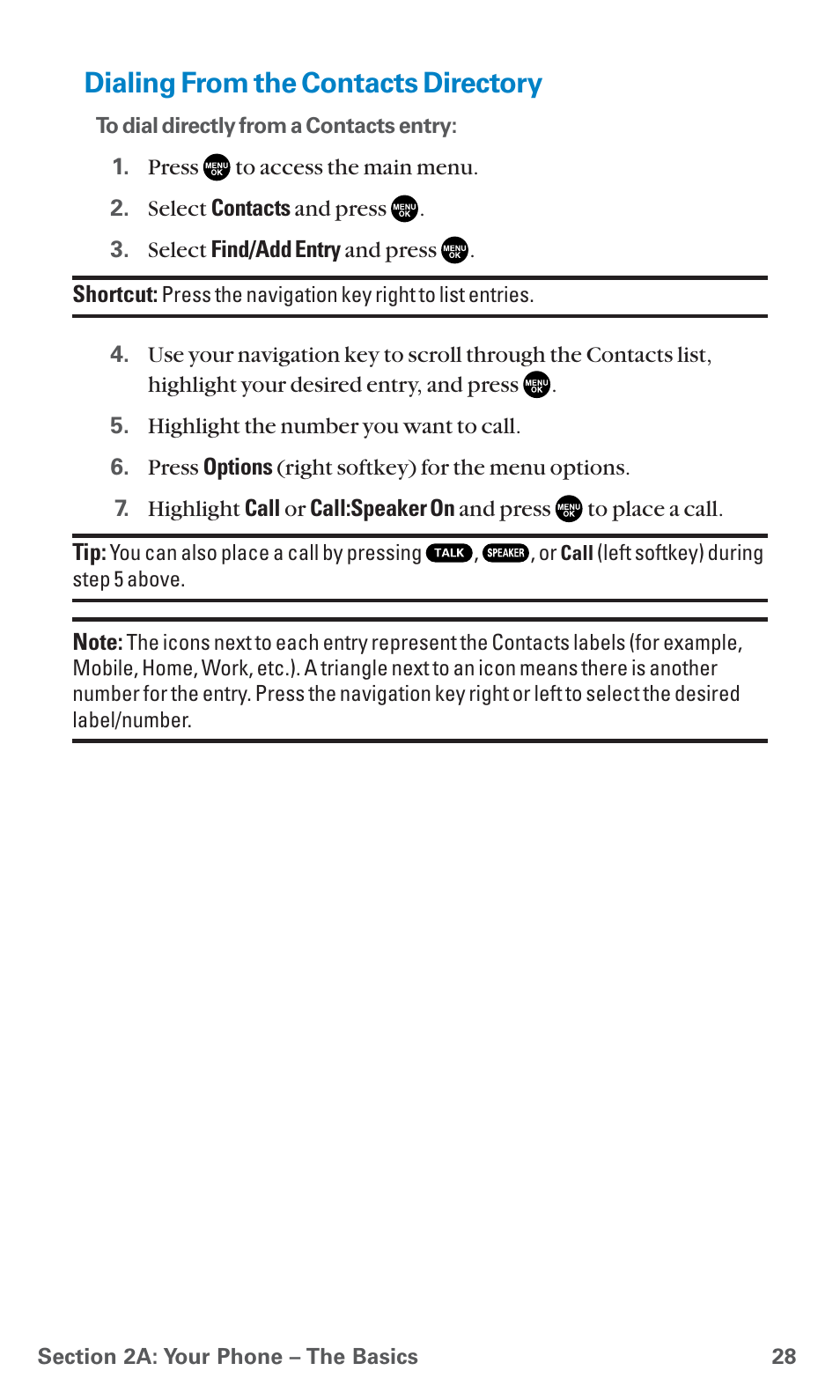 Dialing from the contacts directory | Sanyo PCS Vision PM-8200 User Manual | Page 40 / 257