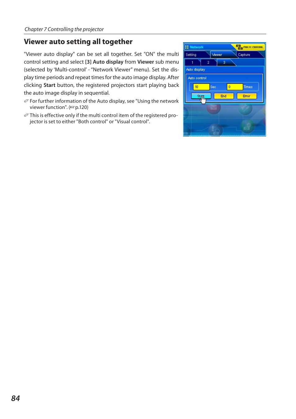 Viewer auto setting all together | Sanyo QXXAVC922---P User Manual | Page 84 / 144