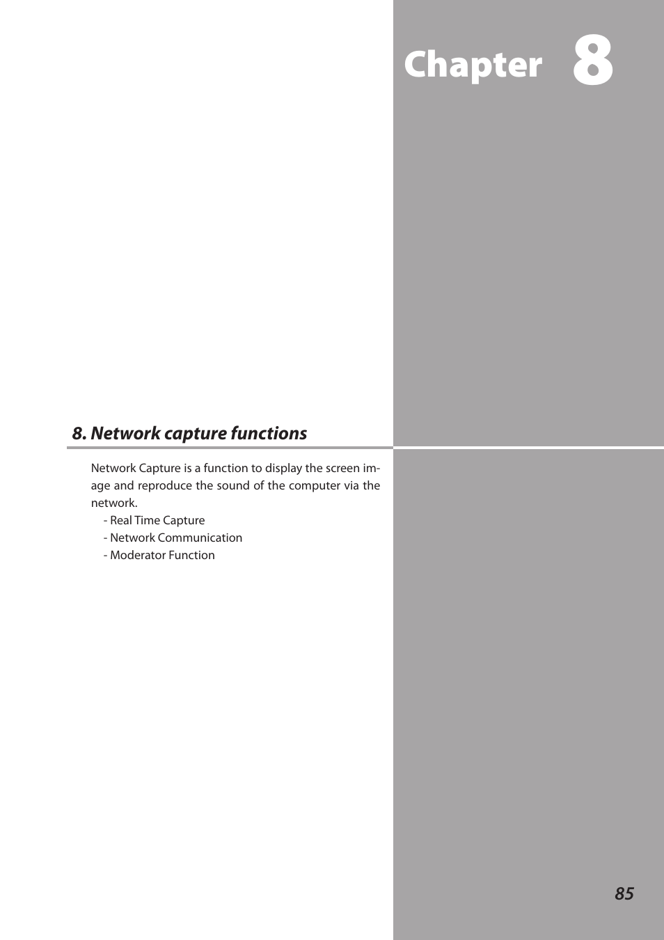 Chapter | Sanyo QXXAVC922---P User Manual | Page 85 / 144