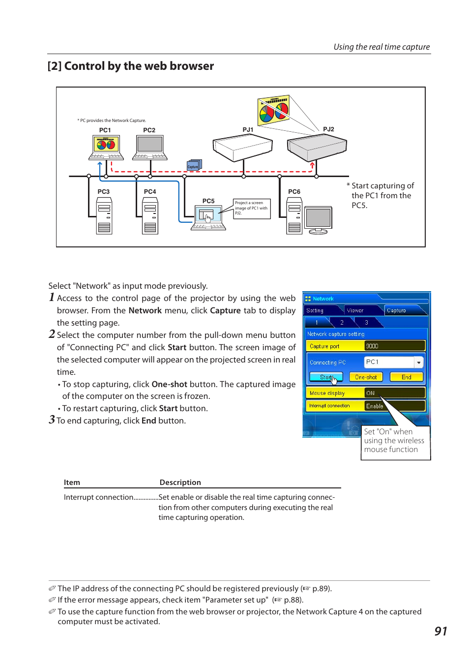 2] control by the web browser | Sanyo QXXAVC922---P User Manual | Page 91 / 144