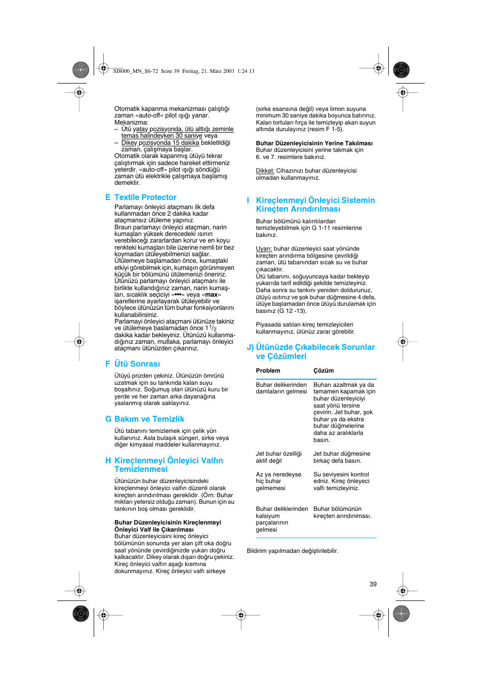 Braun SI 8590  EU User Manual | Page 39 / 56
