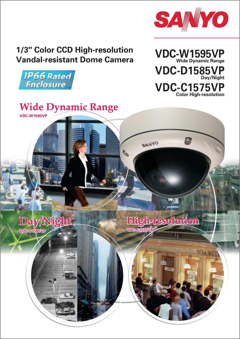 Sanyo VDC-W1595VP User Manual | 2 pages