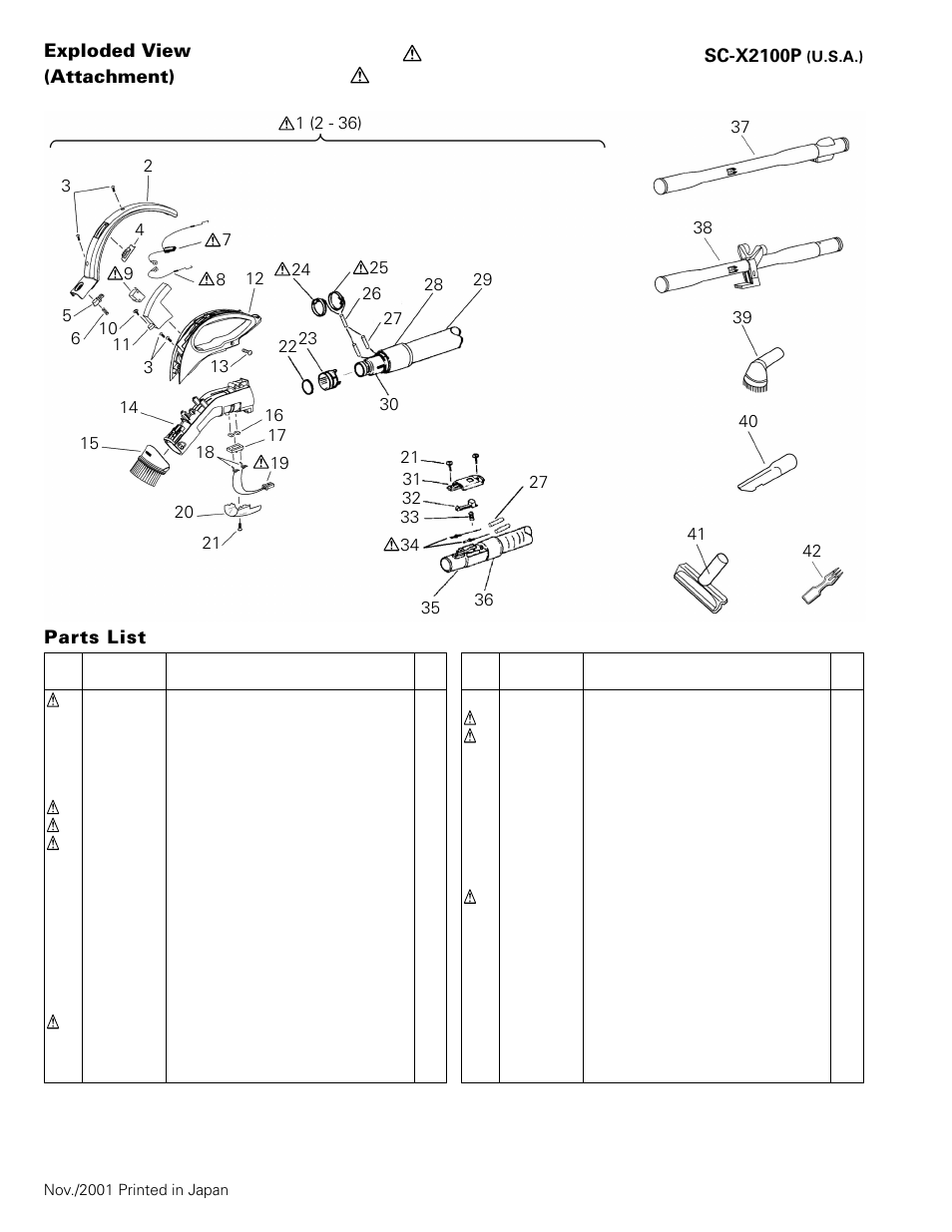 Sanyo SC-X2100P User Manual | Page 6 / 6