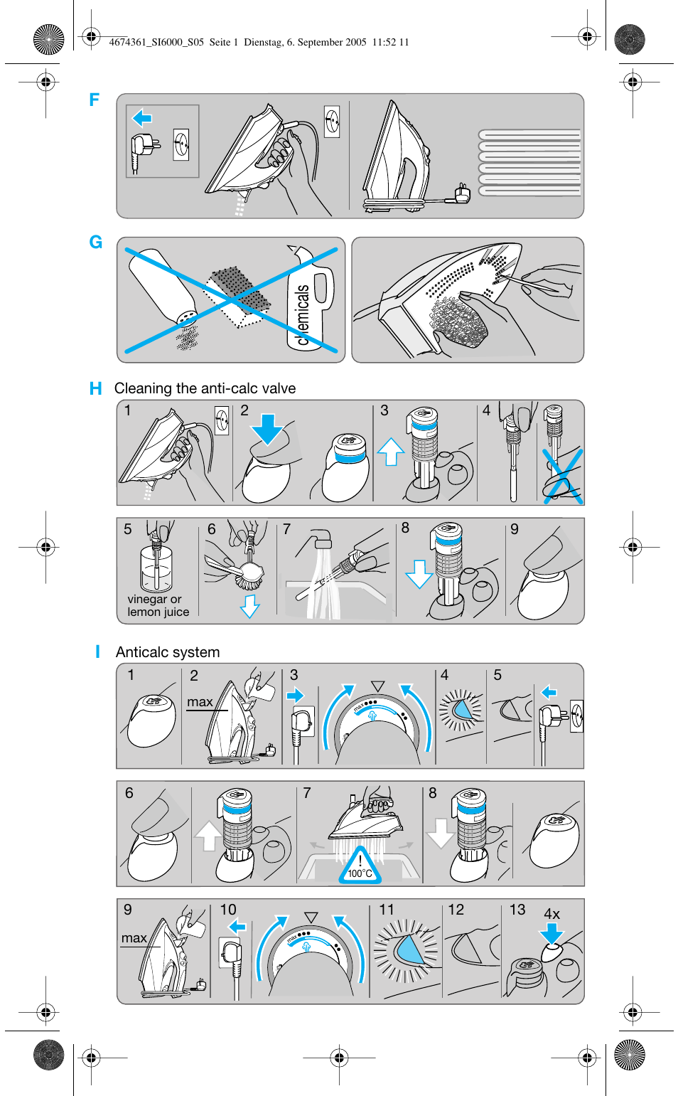 Chemicals | Braun SI 6591 User Manual | Page 5 / 73