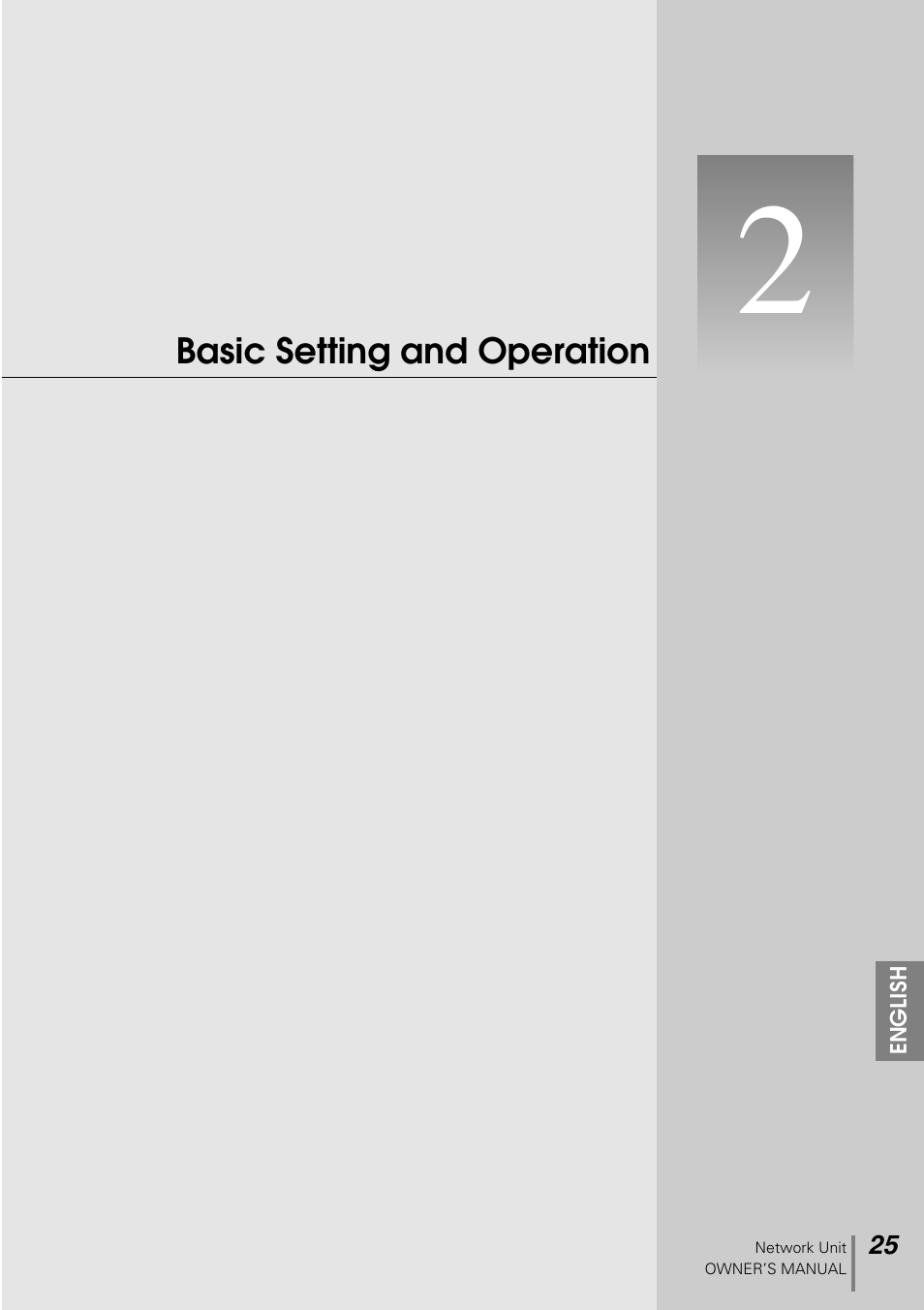 Basic setting and operation | Sanyo POA-PN10 User Manual | Page 25 / 90
