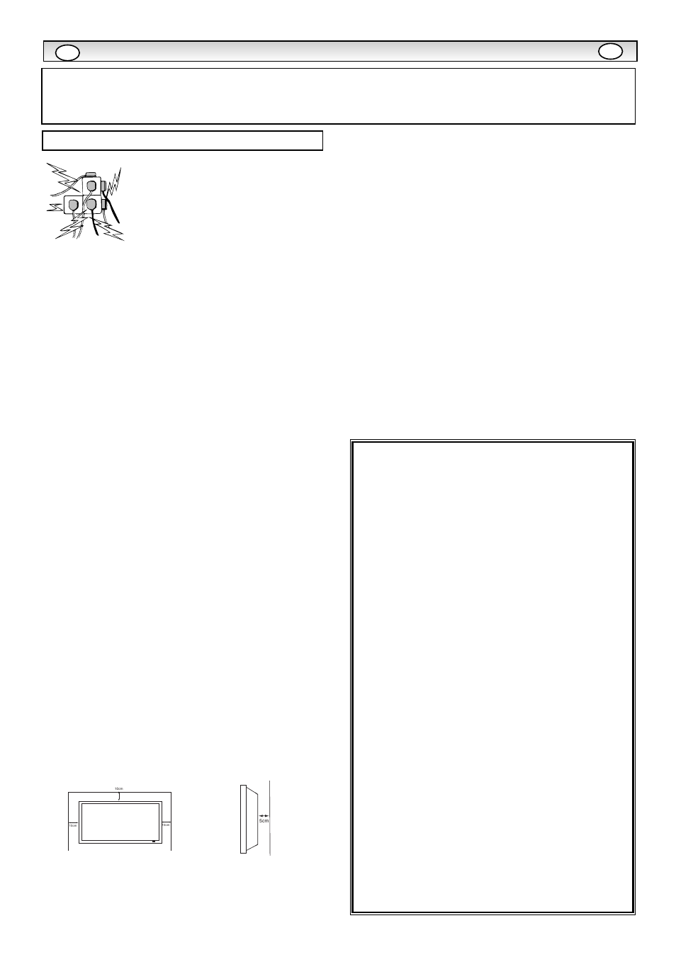 Sicherheitsmassnahmen, Sicherheitsmassnahmen / ar ar tung tung, Anschluß/ gebrauch | Sanyo CE42LM5WPR User Manual | Page 23 / 68