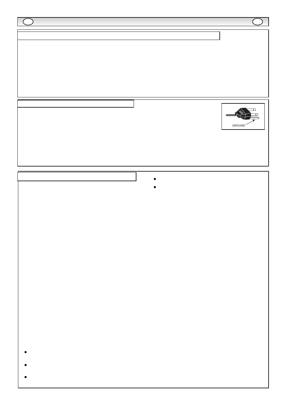 End-user license, Ac power cord requirement | Sanyo CE42LM5WPR User Manual | Page 4 / 68