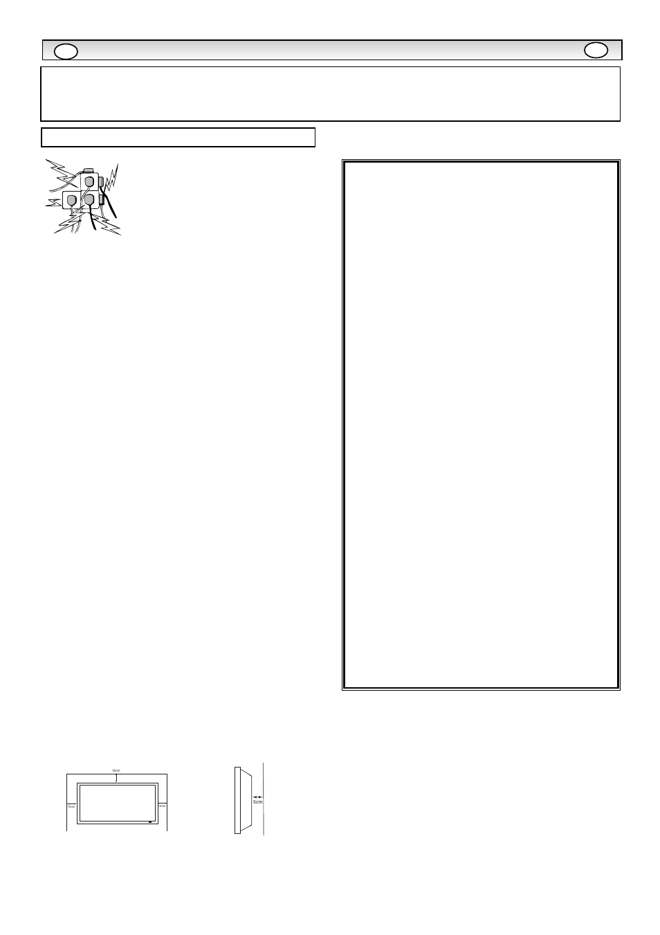 Sicherheitsmassnahmen, Sicherheitsmassnahmen / ar ar tung tung, Anschluß/ gebrauch | Sanyo CE32LM5R User Manual | Page 23 / 68
