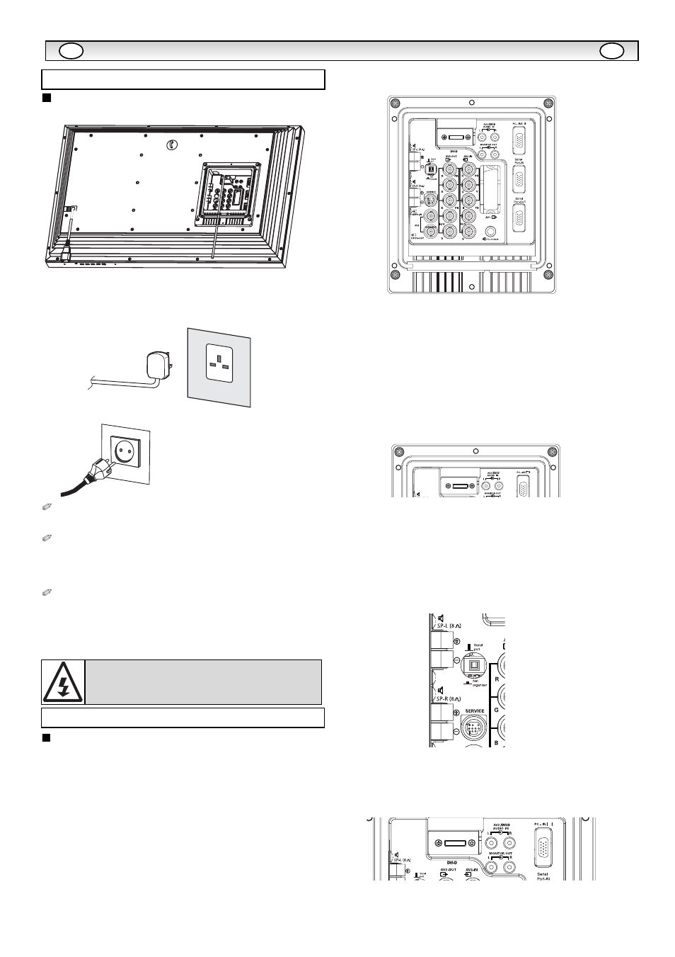 Anschluss, Schritt : 1 netzanschluss, Schritt : 2 anschlüsse | Sanyo CE32LM5R User Manual | Page 26 / 68