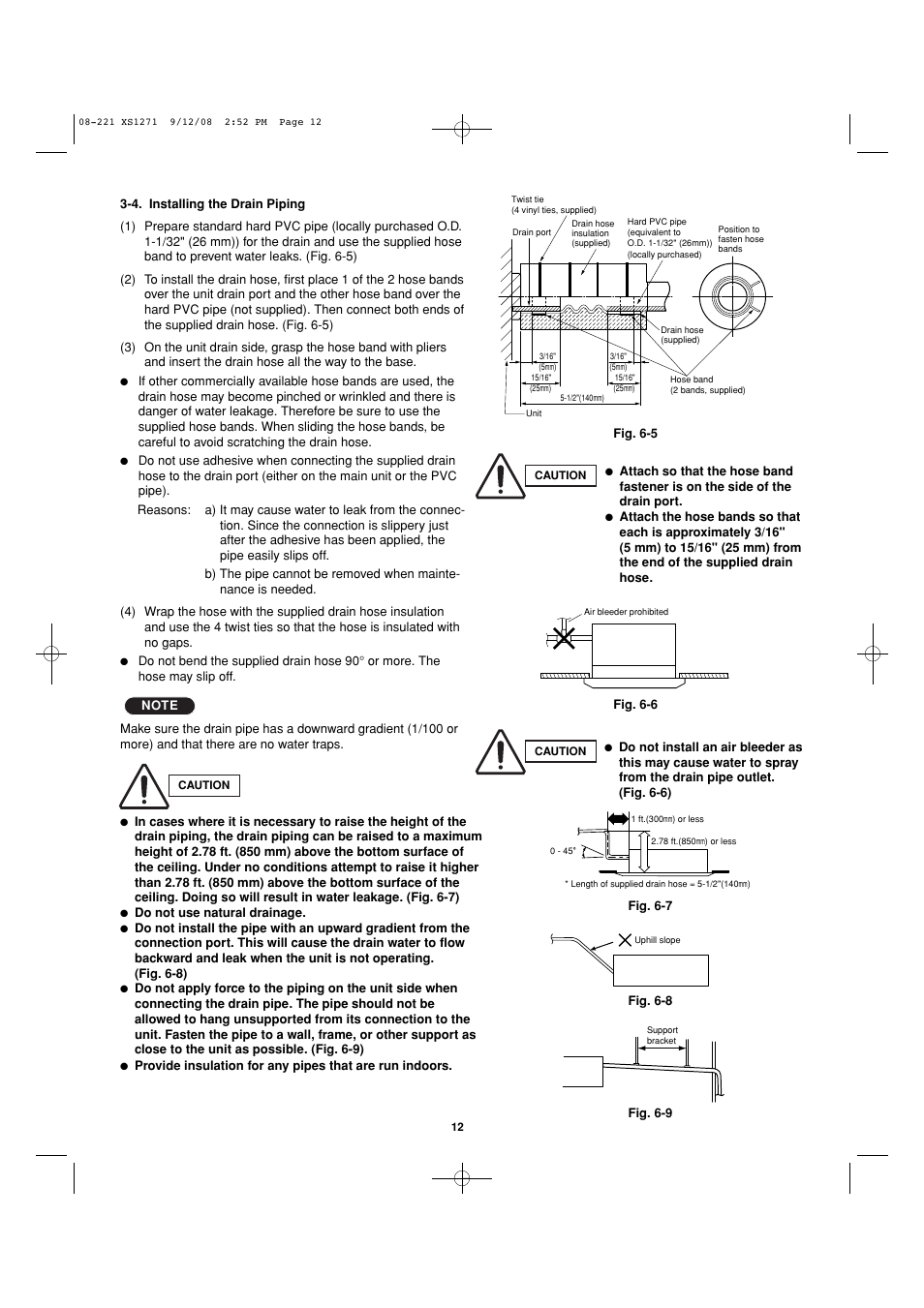 Sanyo DC INVERTER SPLIT SYSTEM AIR CONDITIONER C1271 User Manual | Page 100 / 131