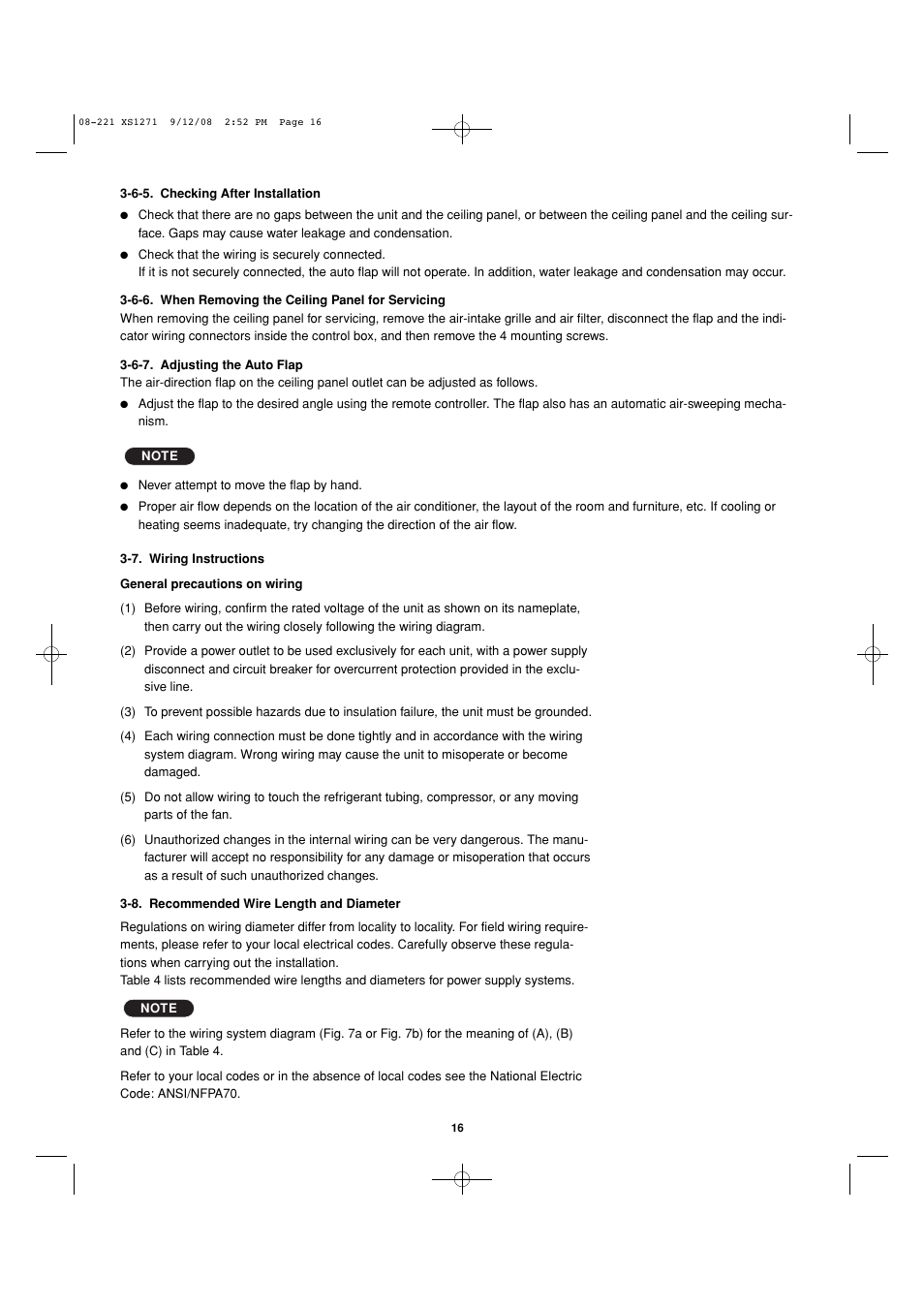 Sanyo DC INVERTER SPLIT SYSTEM AIR CONDITIONER C1271 User Manual | Page 104 / 131