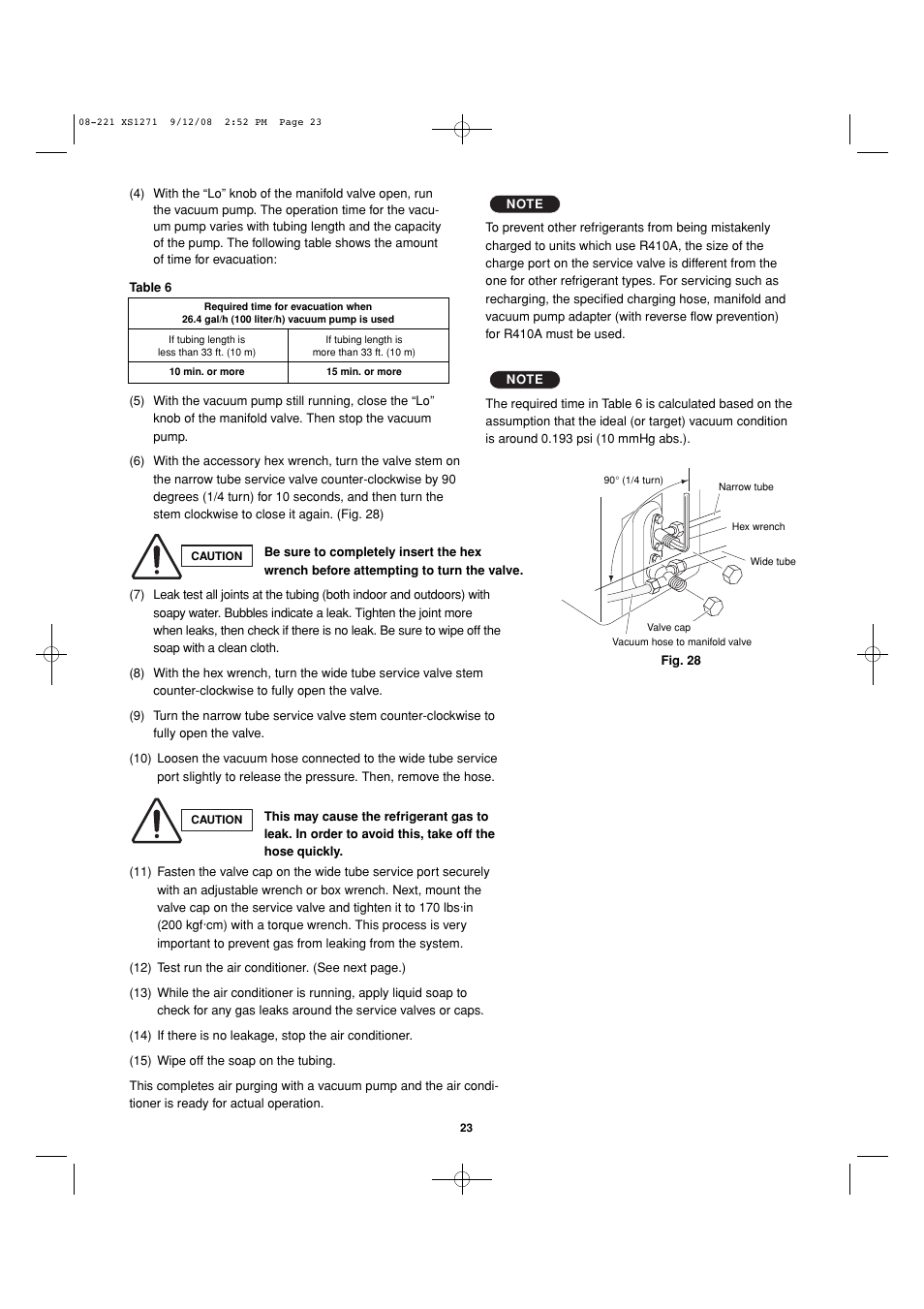 Sanyo DC INVERTER SPLIT SYSTEM AIR CONDITIONER C1271 User Manual | Page 111 / 131