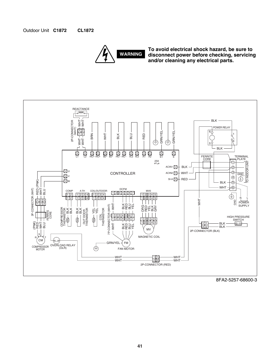 Sanyo DC INVERTER SPLIT SYSTEM AIR CONDITIONER C1271 User Manual | Page 41 / 131