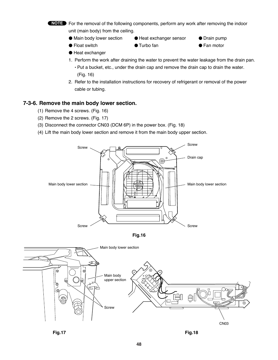 Sanyo DC INVERTER SPLIT SYSTEM AIR CONDITIONER C1271 User Manual | Page 48 / 131