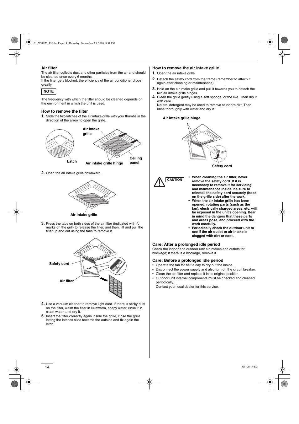 Sanyo DC INVERTER SPLIT SYSTEM AIR CONDITIONER C1271 User Manual | Page 86 / 131
