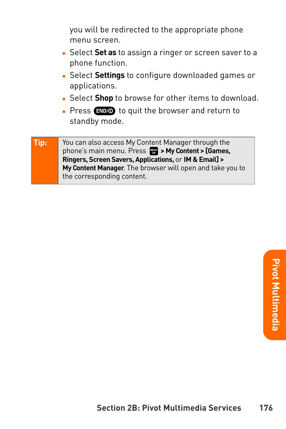 Sanyo Katana User Manual | Page 189 / 216