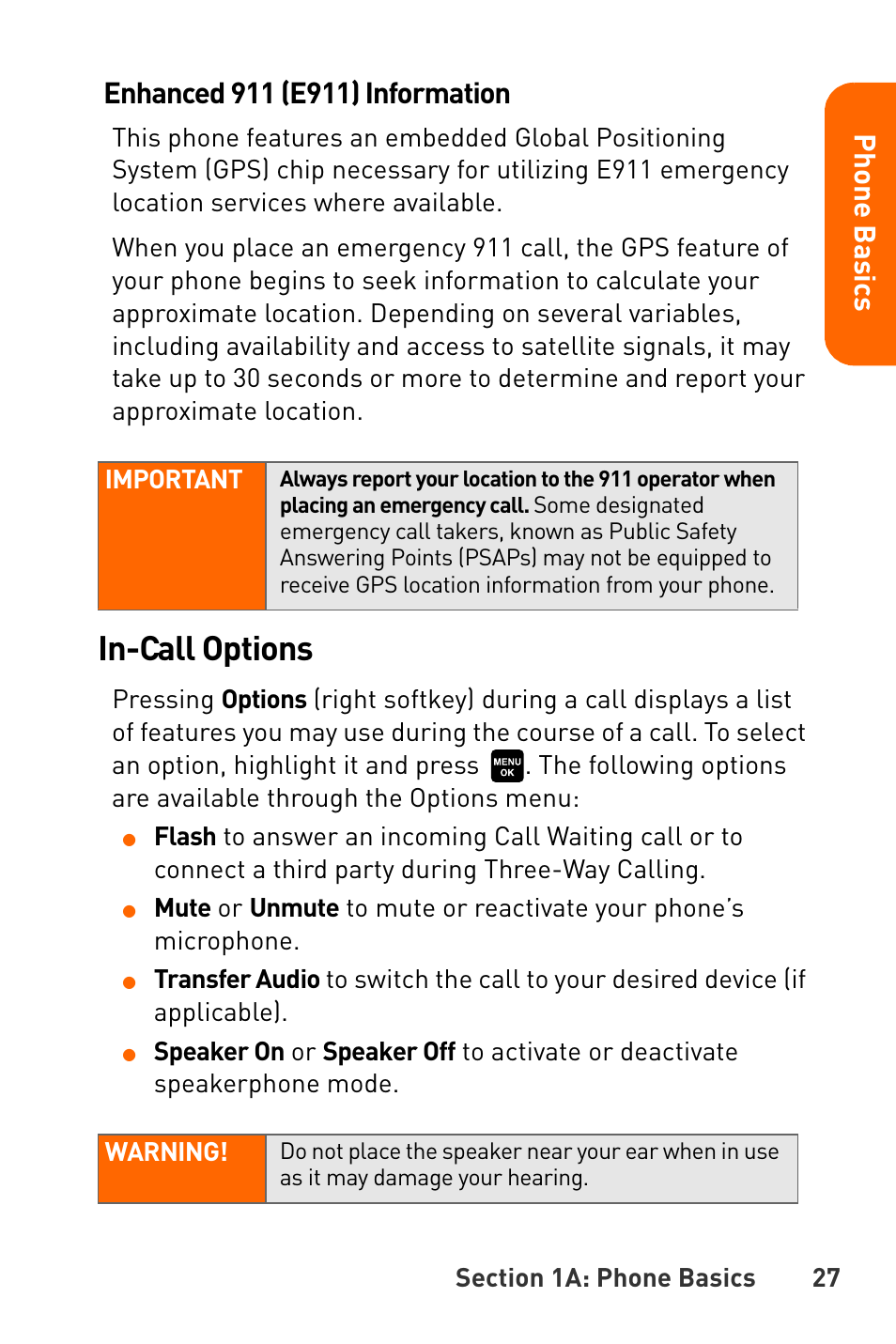 In-call options | Sanyo Katana User Manual | Page 40 / 216