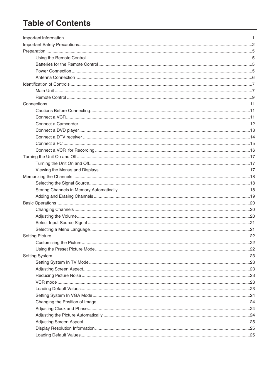 Sanyo AVL-408 User Manual | Page 2 / 44