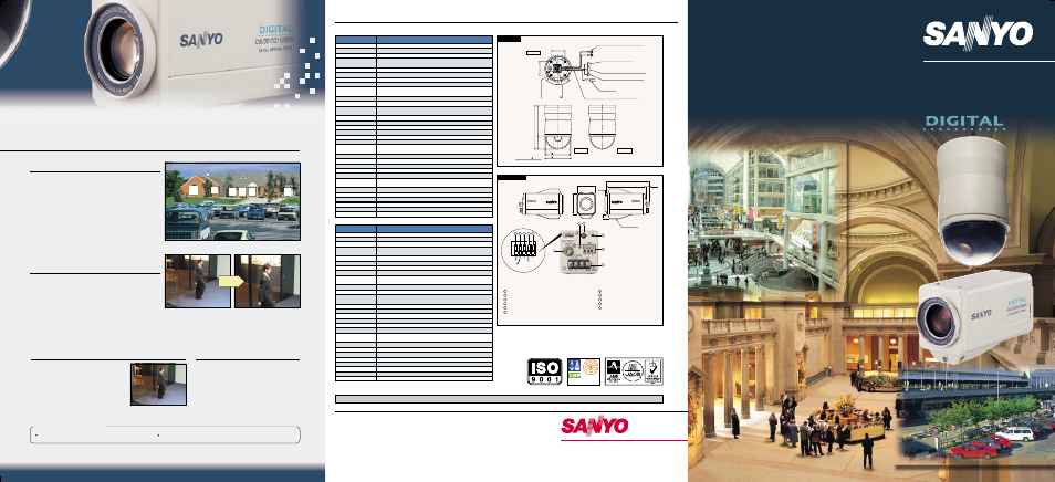Sanyo VCC-9300 User Manual | 2 pages