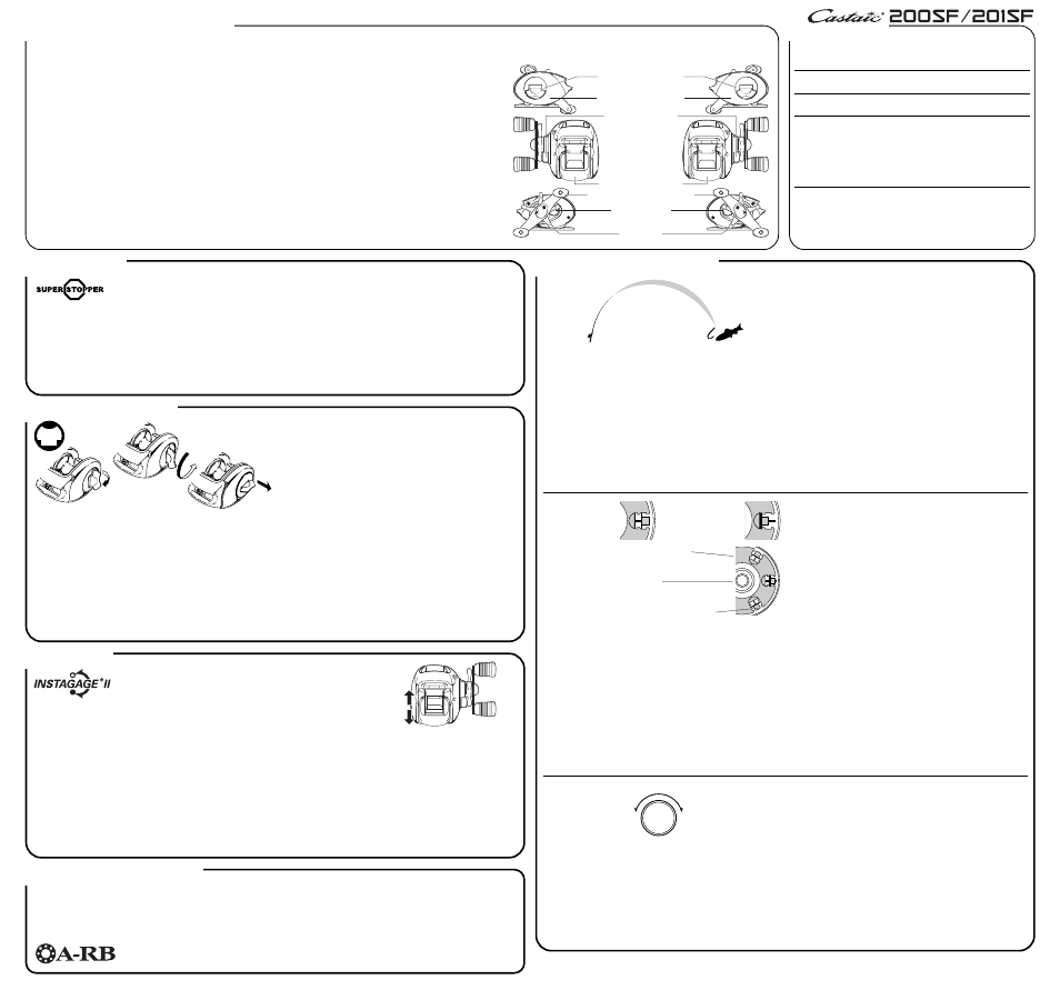 Shimano 200SF User Manual | Page 2 / 2