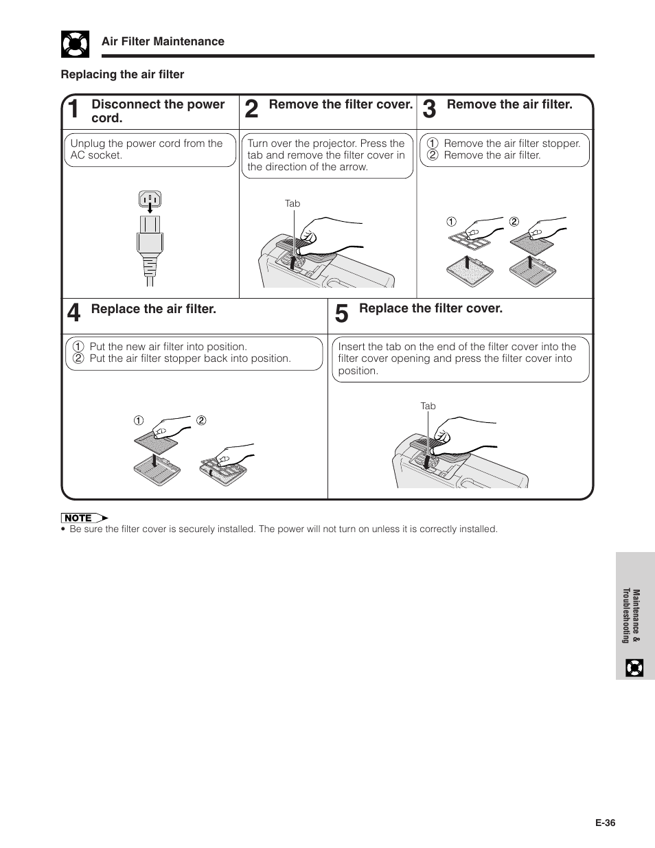 Sharpvision XV-Z7000U User Manual | Page 36 / 48