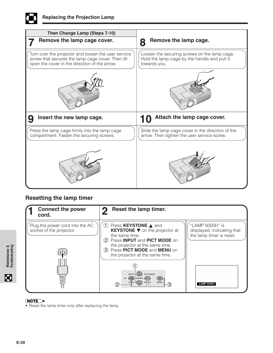 Sharpvision XV-Z7000U User Manual | Page 39 / 48