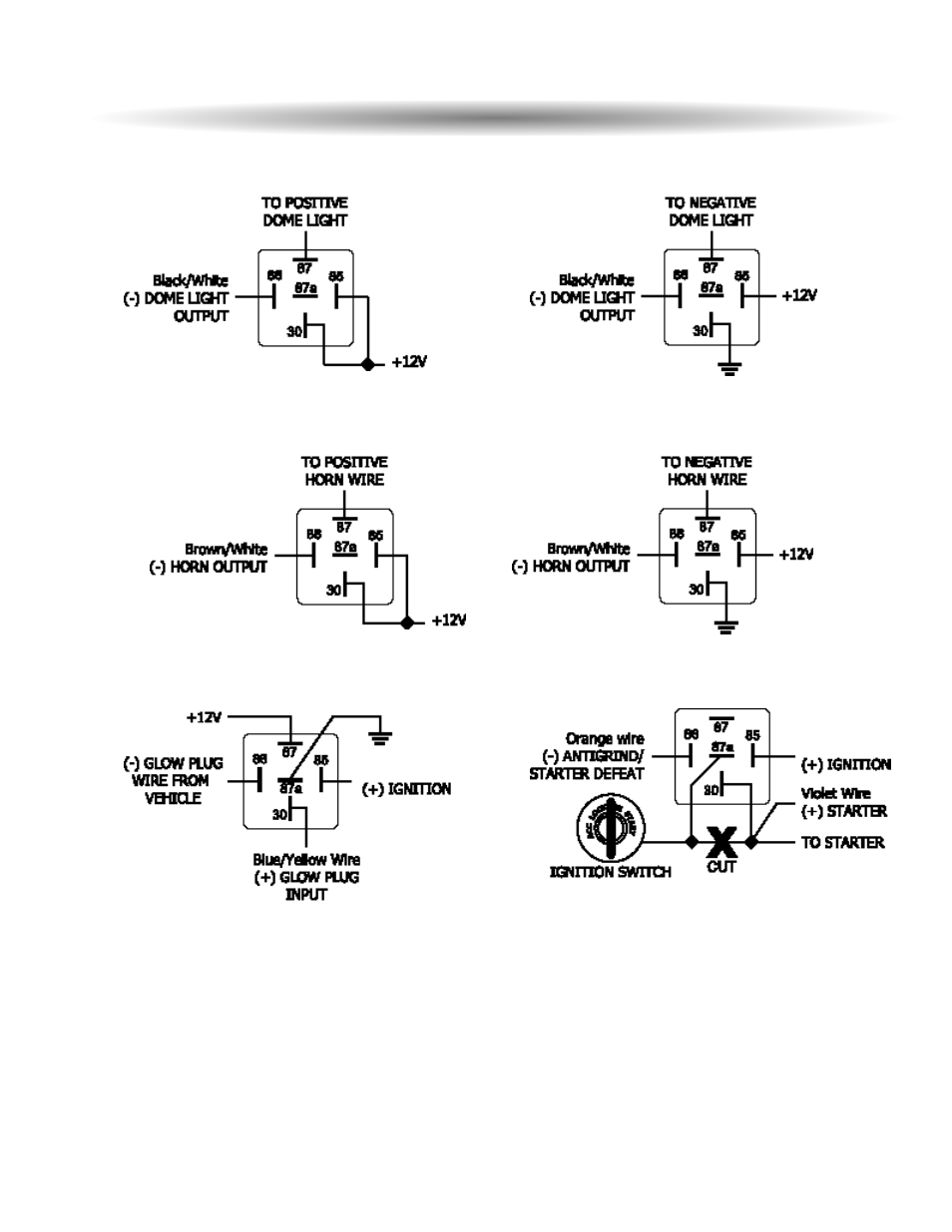 Relay diagrams | ScyTek Electronics ASTRA 4000RS User Manual | Page 27 / 32