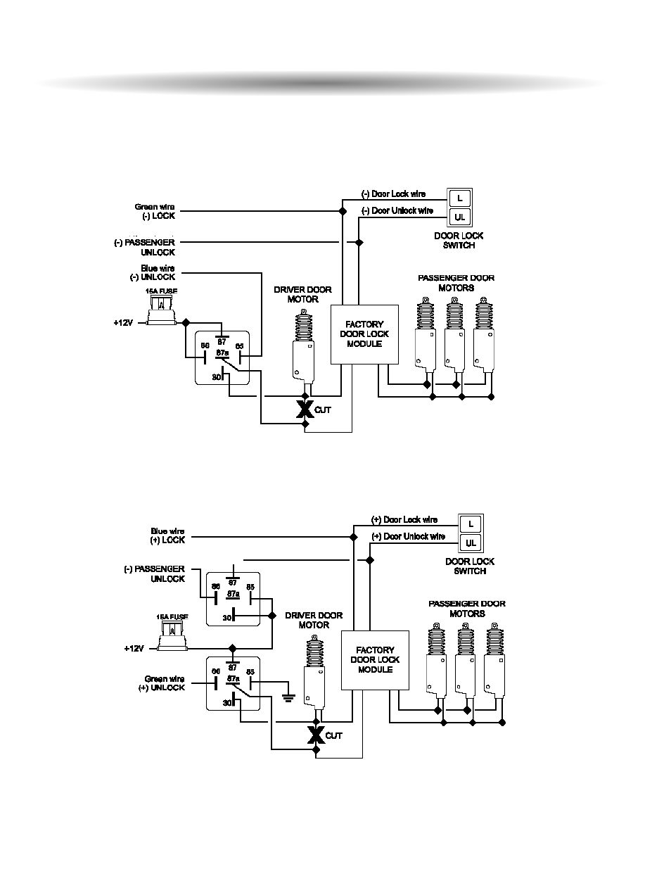Two stage door lock diagrams | ScyTek Electronics A10 SERIES User Manual | Page 18 / 20