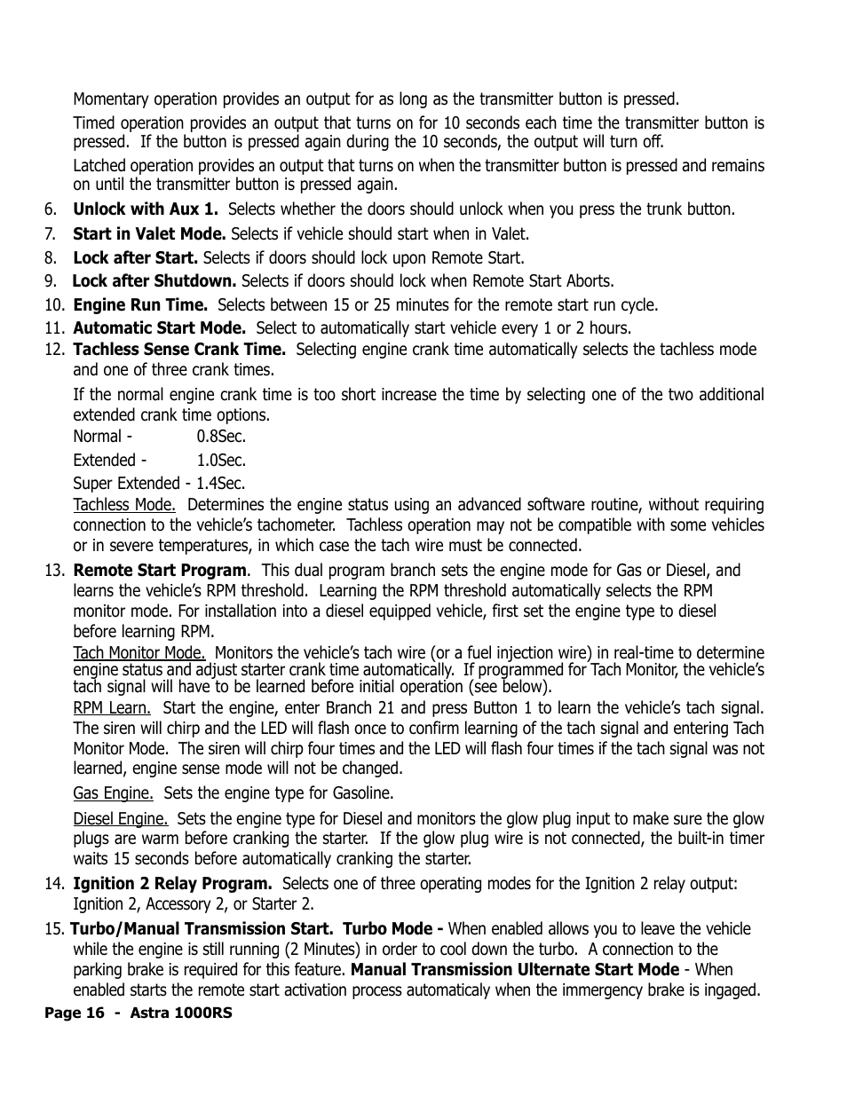 ScyTek Electronics 1000RS User Manual | Page 20 / 24