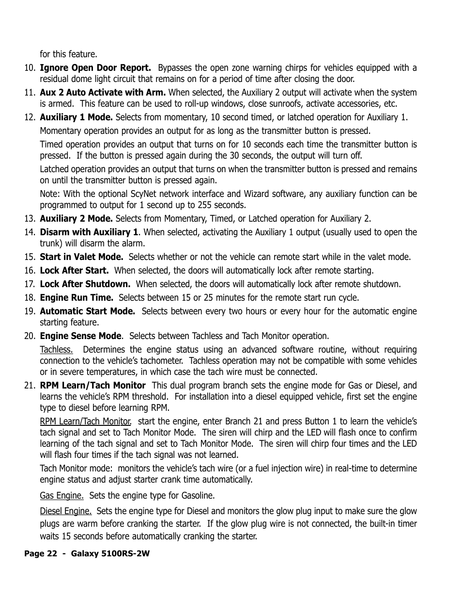 ScyTek Electronics 5100RS-22W User Manual | Page 26 / 36
