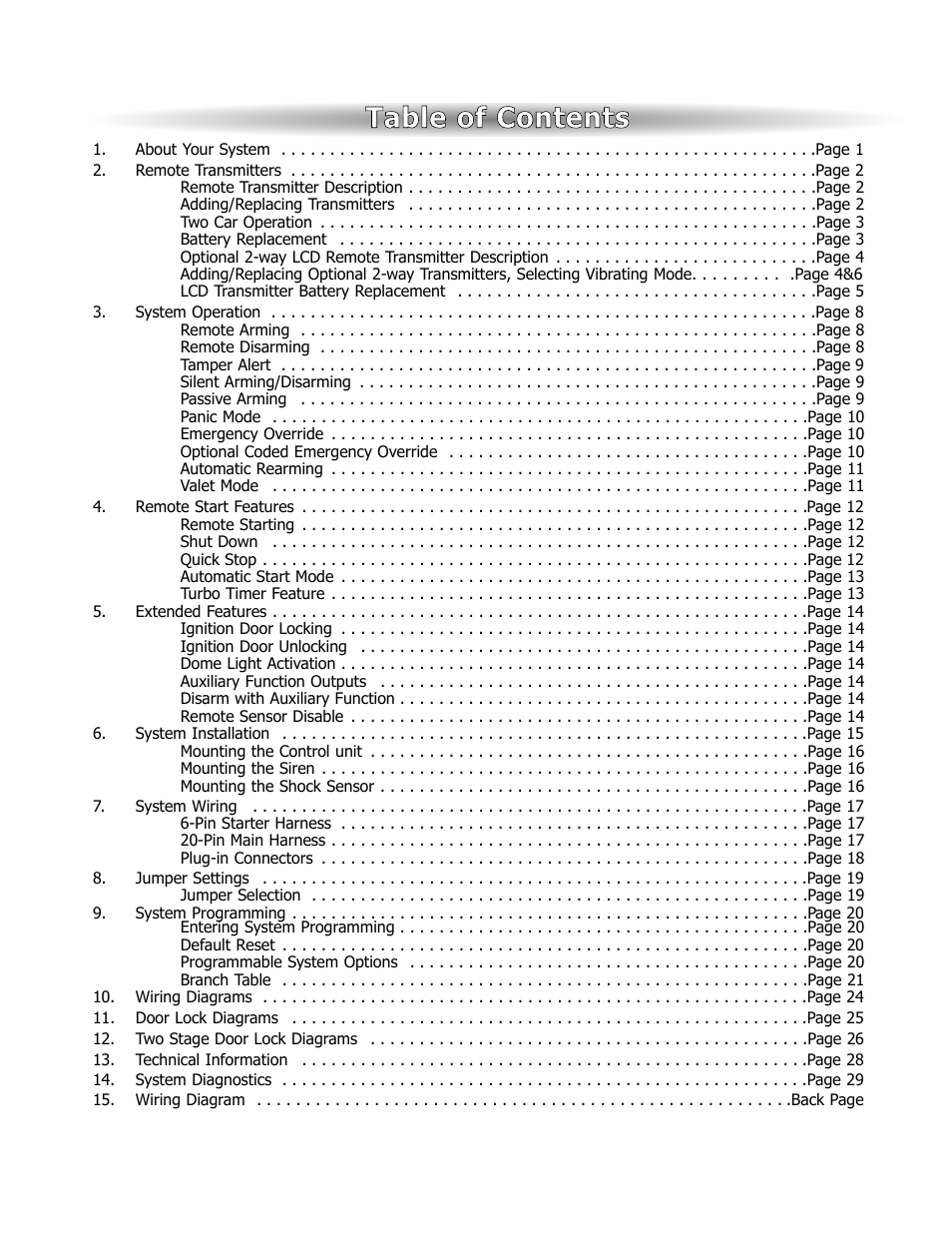 ScyTek Electronics 5100RS-22W User Manual | Page 3 / 36