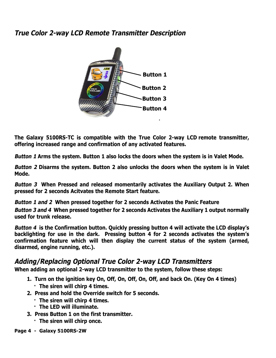 ScyTek Electronics 5100RS-22W User Manual | Page 8 / 36