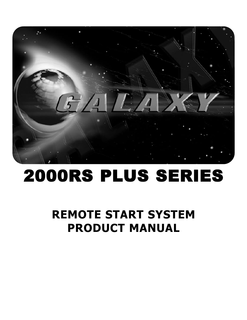ScyTek Electronics Galaxy 2000RS Plus User Manual | 28 pages
