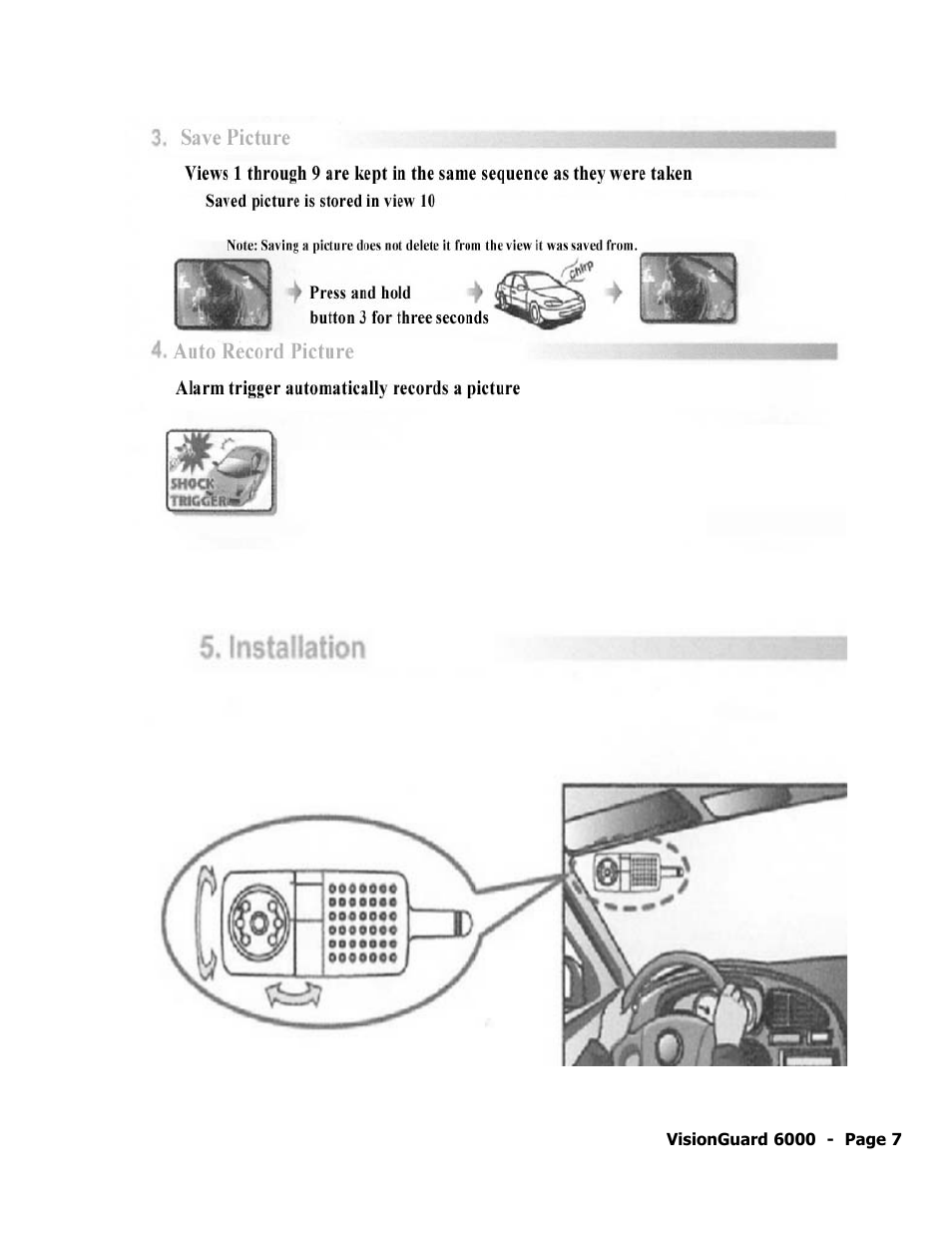 ScyTek Electronics VISIONGUARD 6000 User Manual | Page 11 / 36