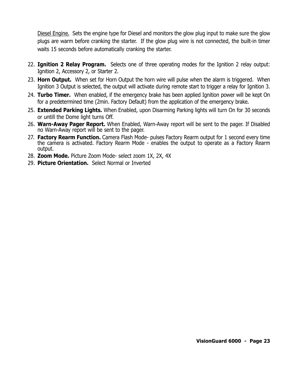 ScyTek Electronics VISIONGUARD 6000 User Manual | Page 27 / 36