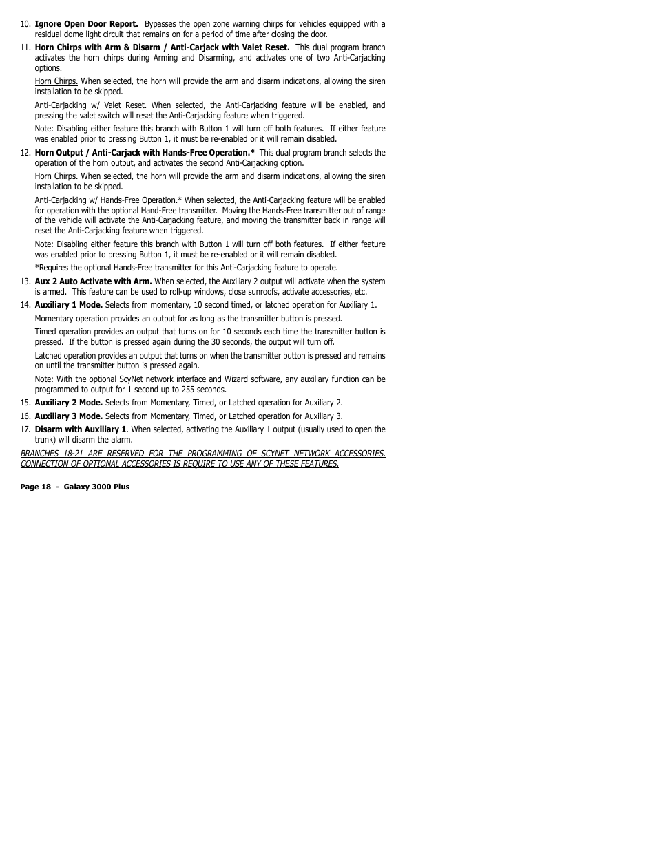ScyTek Electronics 3000Plus Series User Manual | Page 22 / 28