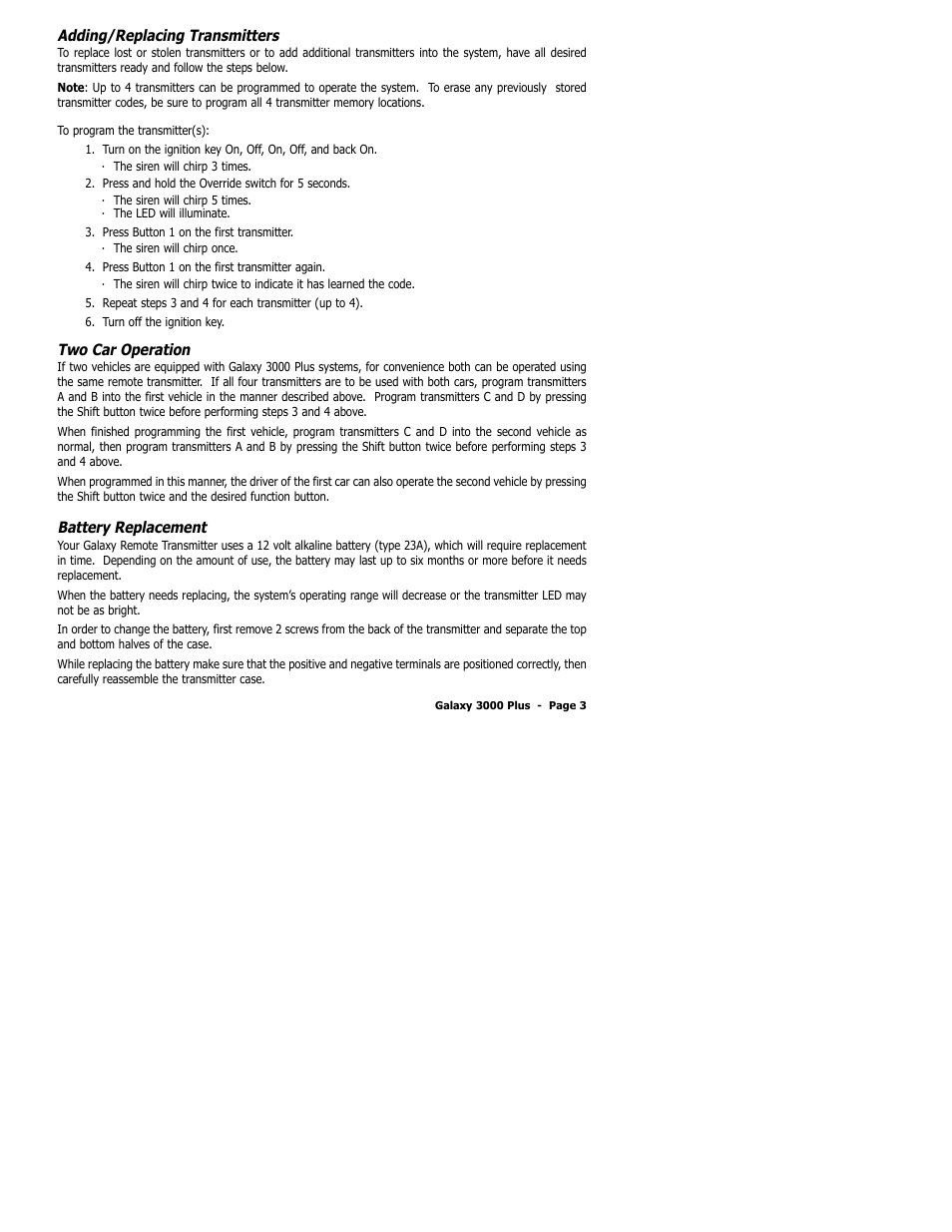 ScyTek Electronics 3000Plus Series User Manual | Page 7 / 28