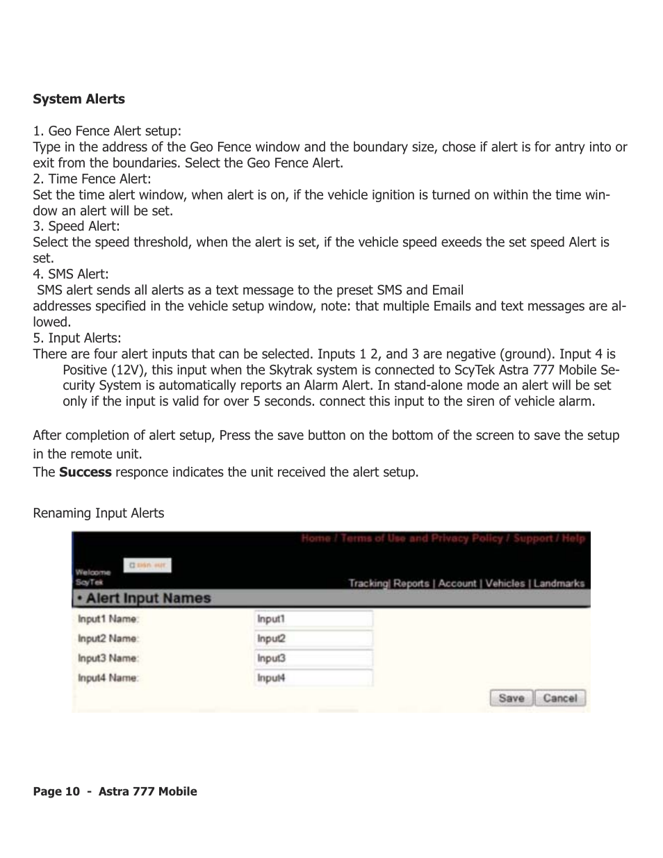 ScyTek Electronics ASTRA 777 Mobile User Manual | Page 13 / 43