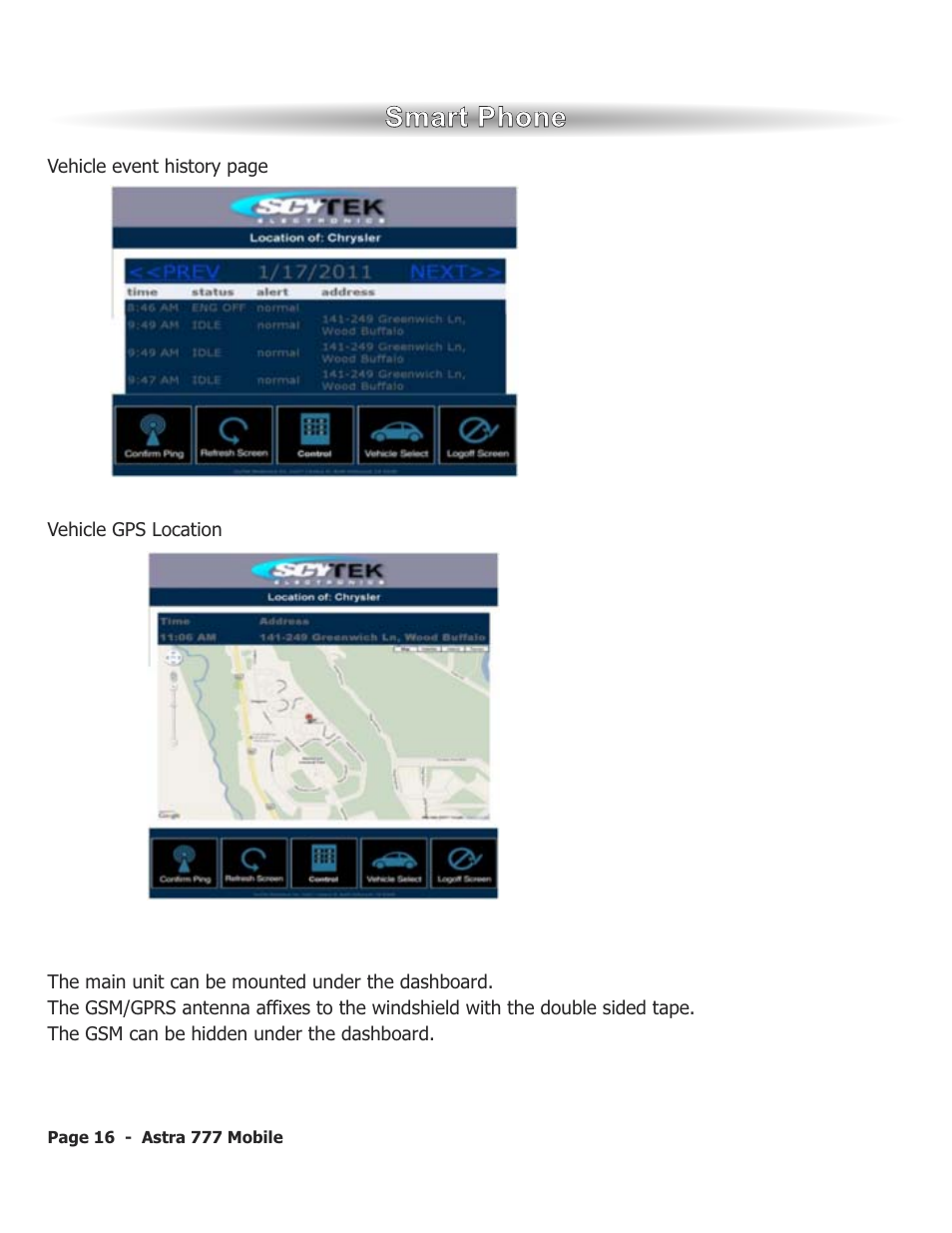 ScyTek Electronics ASTRA 777 Mobile User Manual | Page 19 / 43