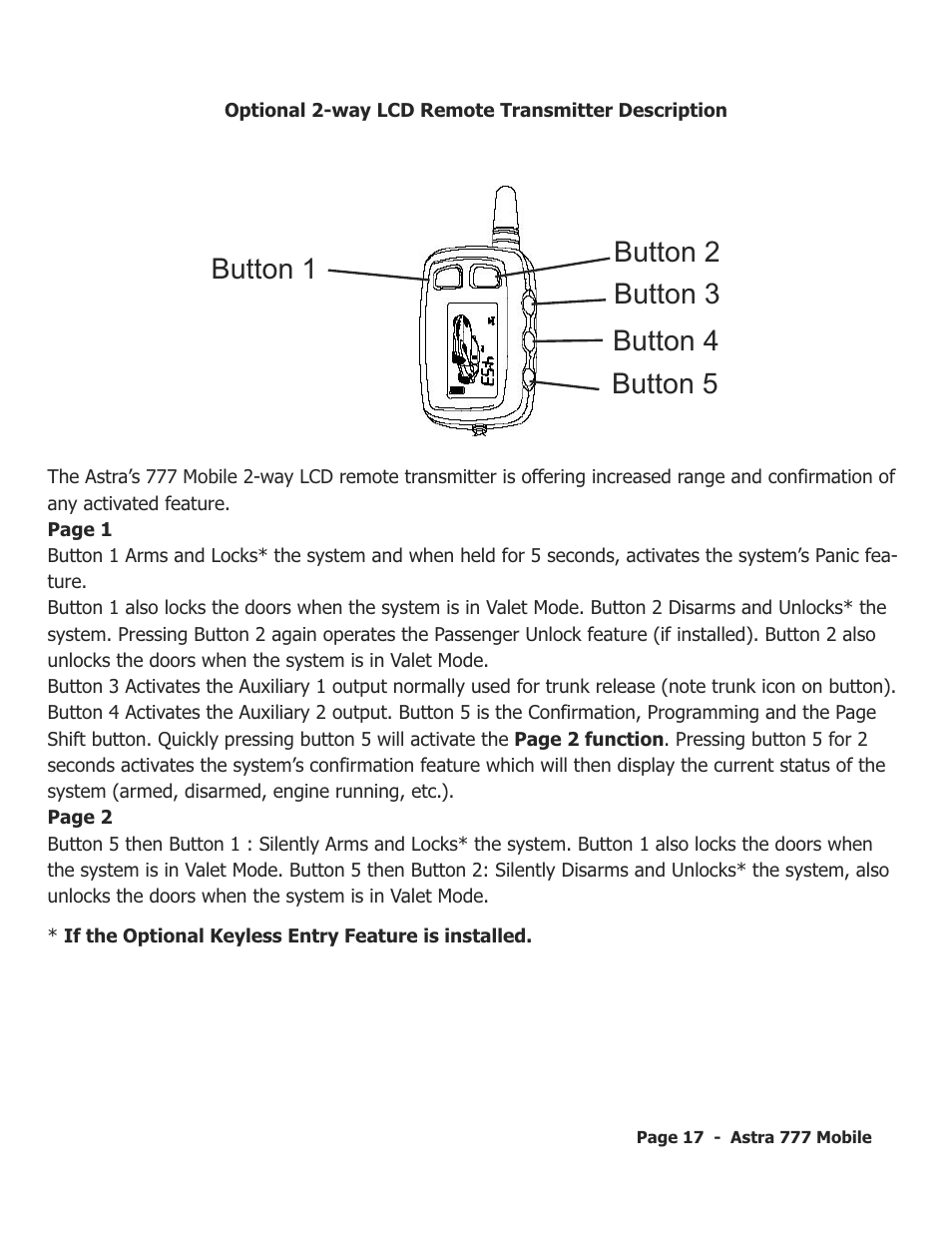 ScyTek Electronics ASTRA 777 Mobile User Manual | Page 20 / 43